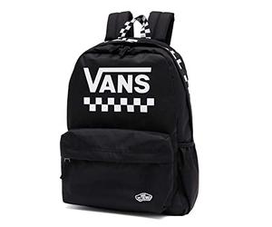 Vans Street Sport Realm Backpack, Borsa di Ossa Donna, Noir/Blanc À Carreaux, Taille Unique