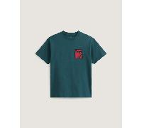 Vans - Stretch Stack Crackle SS Tee Mystic Moss, Uomo, Verde, Taglia: L