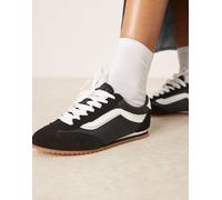 Vans - Super Lowpro - Sneakers bianche e nere con dettaglio lacci-Nero 40.5