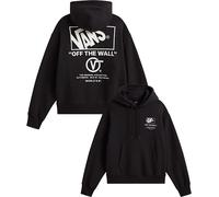 Vans - Sweat à capuche - Stacked Hi Pullover Black White per Uomo - Taglia S - Nero