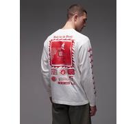 Vans - T-shirt a maniche lunghe bianca con stampa "I need my"-Bianco L