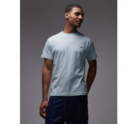 Vans - T-shirt azzurra con logo a sinistra sul petto-Blu S
