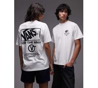 Vans - T-shirt bianca con grafica sul retro-Bianco XL