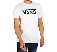 Vans T-Shirt Classica da Uomo Drop V, Bianco-Nero, XL
