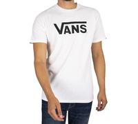 Vans T-Shirt Classica da Uomo Drop V, Bianco-Nero, XS