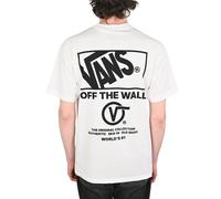 Vans T-Shirt Con Stampa Stacked Hi S/S Bianca In Cotone Maniche Corte