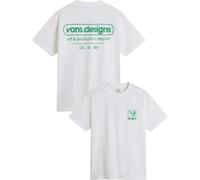 Vans - T-shirt in Cotone - Art Production SS Tee White per Uomo in Cotone - Taglia L - Bianco