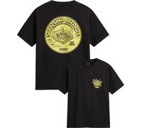 Vans - T-shirt in Cotone - Scratched Records SS Tee Black per Uomo in Cotone - Taglia L - Nero