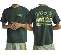 Vans - T-shirt in Cotone - Shop Front SS Tee Dried Kelp per Uomo in Cotone - Taglia L - Kaki