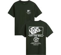 Vans - T-shirt in Cotone - Stacked Hi SS Tee Dried Kelp per Uomo in Cotone - Taglia L - Kaki Kaki L