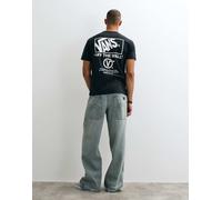 Vans T-shirt nera Stacked Hi con stampa sul retro-Nero 2XL
