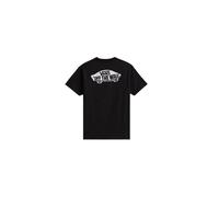 VANS T-SHIRT UOMO RAGAZZO GIROCOLLO MANICA CORTA DOUBLE STANDARD BLACK/WHITE