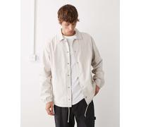 Vans - Torrey - Giacca coach in tela tortora tenue-Grigio 2XL