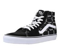 Vans UA Sk8-hi, Scarpe Uomo, Black White, 43 EU Stretta