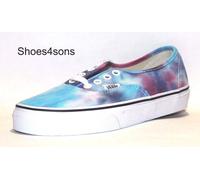 Vans Unisex Autentico Solido Tela Skateboard Sneakers, Colore (Tie Tintura) Rosa