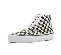 Vans Unisex - Bambino Authentic Hi 2.0 (Big Kid), Scacchiera Nero/Bianco Vero, 4 Big Kid