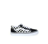 Vans - Unisex-Child Old Skool Shoes, Size: 13.5 M US Little Kid, Color: (Primary Check) Black/White