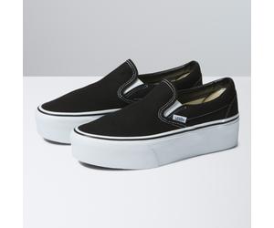 Vans Unisex Lifestyle Classic FTW Sneaker Ua Classic Slip-On Stackform Canvas Nero/True White EUR 44,5 Nero