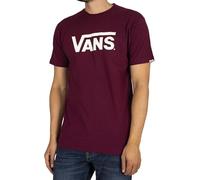 Vans Uomo Maglietta Classica, Burgundy, XS