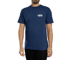 Vans Uomo Maglietta con logo posteriore Double Standard, Blu