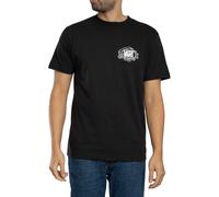Vans Uomo Maglietta grafica Hot Lines Back, Nero