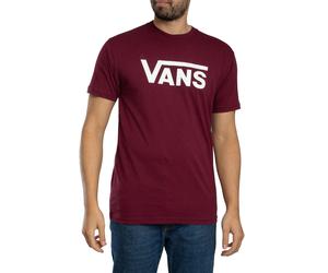 Vans Uomo T-shirt con logo classico, Rosso