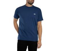 Vans - T-shirt con logo a sinistra sul petto blu S