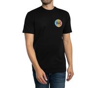 Vans Uomo T-Shirt Grafica con Retro retrò, Black, M