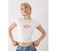 Vans - V2K Cameron - T-shirt color marshmallow-Bianco XXS