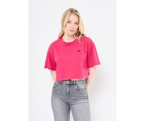 Vans - W SALTON RELAX CROP SS Rosa - Abbigliamento XL Rosa