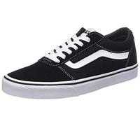 Vans Ward Canvas - Scarpe da Ginnastica Basse Uomo, Nero ((Suede/Canvas) Black/White Car)