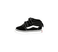 Vans Ward Mid V, Sneaker Unisex - Bambini e ragazzi, Suede Canvas Black White, 19 EU