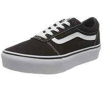 Vans Scarpe da ginnastica Ward Platform in canvas Nero/Bianco per bambine e ragazze 31.5 EU