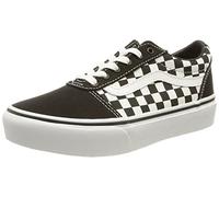 Vans Ward Platform, Scarpe da ginnastica, Bambine e ragazze, (Checkerboard) Black/White, 33 EU