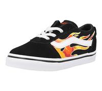 Vans Ward Slip-on, Scarpe da ginnastica Unisex - Bambini e ragazzi, Flame Camo Black White, 21 EU