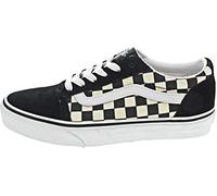 Vans Ward, Sneaker Donna, Checkerboard Black White, 36 EU