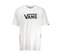 Vans White Cotton Men T-Shirt - XS