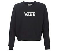 Vans WM Flying V Ft Boxy Crew Maglia di Tuta, Nero, S Donna