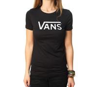 VANS Women G ALLEGIANCE ll Tee T-Shirt (M, Black/light blue)