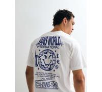 Vans - Vans World Intl SS Tee White, Uomo, Bianco, Taglia: XS