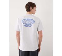 Vans - T-shirt in cotone leggero con collo rotondo - World Tour Loose SS Tee Light Grey Heather per Uomo in Cotone - Taglia M - Grigio