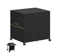 VANSHEIM Copertura per Barbecue da Esterno Copribarbeque Impermeabile,Copertura Barbecue Rettangolare per Weber,Char-Broil Barbecue 90x65x90cm