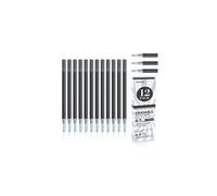 Vanstek 12 Black Erasable Gel Pen Refills Gel Ink Refills Compatible
