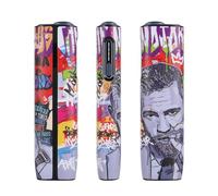 VANSUKY Custodia per iLUMA i ONE (M0033) - Cover Graffiti in Pelle PU & Silicone, Anti-impronte, Antiurto, Resistente ai Graffi