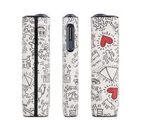 VANSUKY Custodia protettiva in silicone e pelle PU per IQOS ILUMA i ONE (M0033) - Elegante e Carina