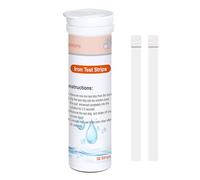 VANSUKY Strisce reattive in ferro - 50 pezzi, 0-100 mg/L, test rapido e preciso per acqua potabile, pozzo, acquario, piscina, spa, agricoltura e industria