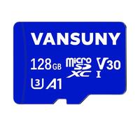 Vansuny Scheda Micro SD 128GB, Scheda MicroSDXC UHS-I + SD Adaptor