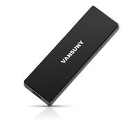Vansuny SSD Esterno 500GB, M.2 PCIe 2280 Mini Portable Hard Disk Esterno 500 GB USB 3.1 Type C, Alta Velocità fino a 1000MB/s, Compatibile con PC, Mac, Laptop, Xbox, PS5 (X4Plus, Nero)