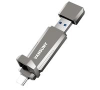 Vansuny Unità a stato solido USB da 1 TB fino a 1000 MB/s 3.2 Gen 2 Dual SSD USB A + Type C SSD esterno portatile per telefono Android Tablet Laptop MacBook PC