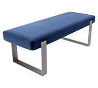 VANT Imbottito Camera da Letto Panca-Soggiorno & Sala Ottomano-158 kg Peso capacità (Velluto Marina)